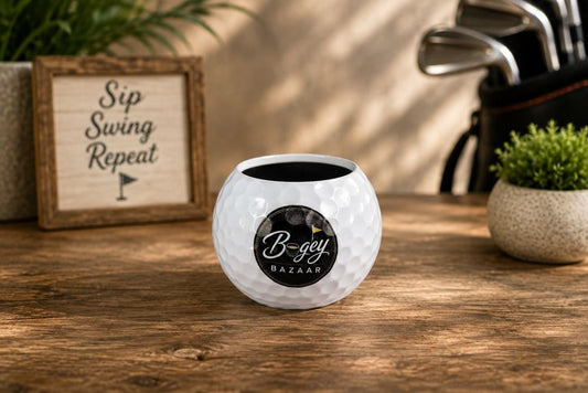 Bogey Bazaar single golf ball shot glass